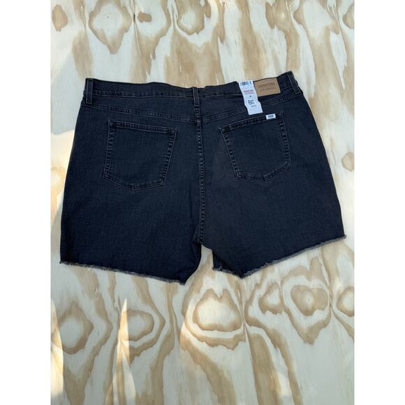 Levi’s Signature Women’s High Rise Denim Shorts Size 26 Black Gray NWT - Picture 3 of 13